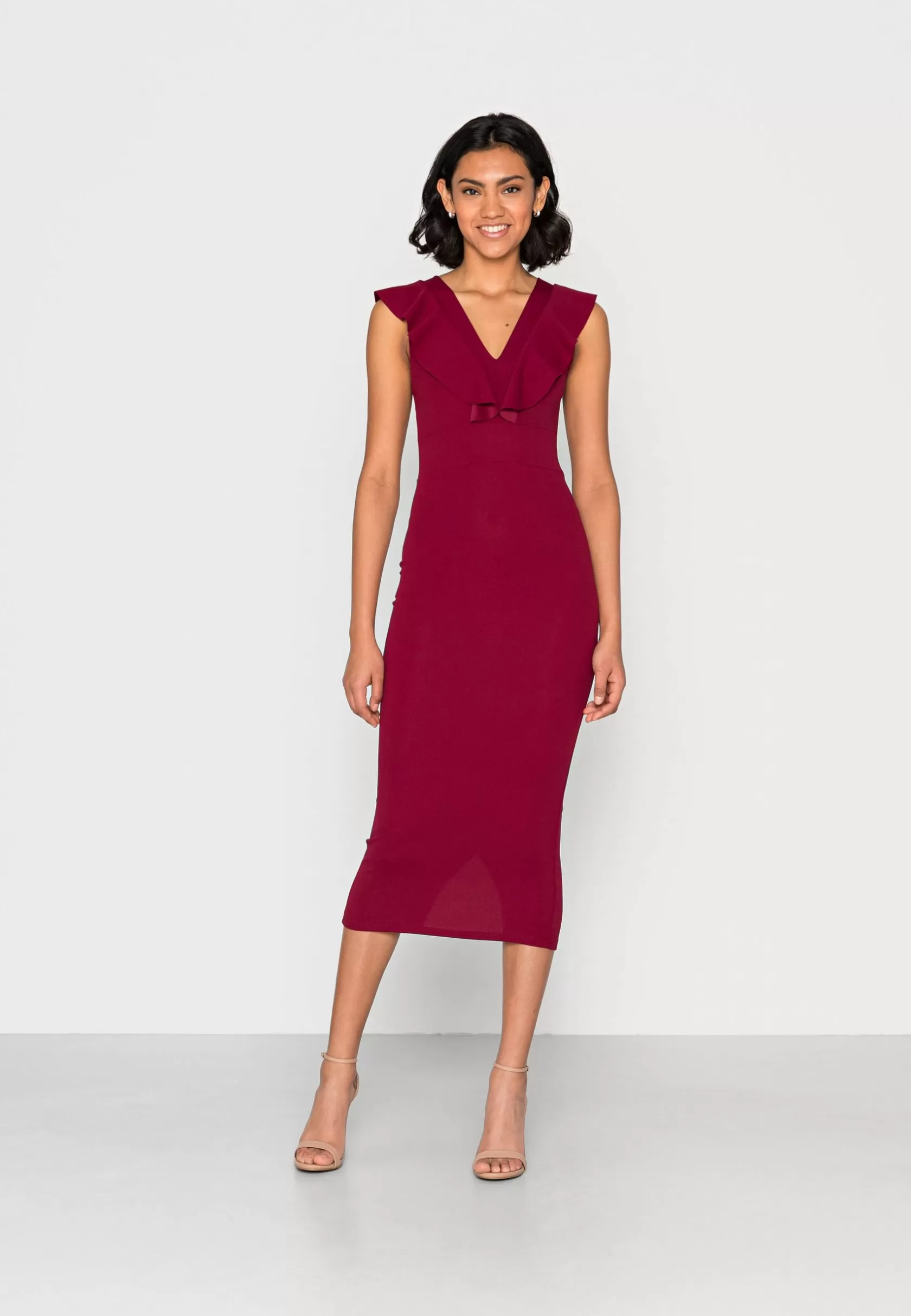 Dress^Wal G Brooke Frill Midi Dress – Shift Dress . Excellent