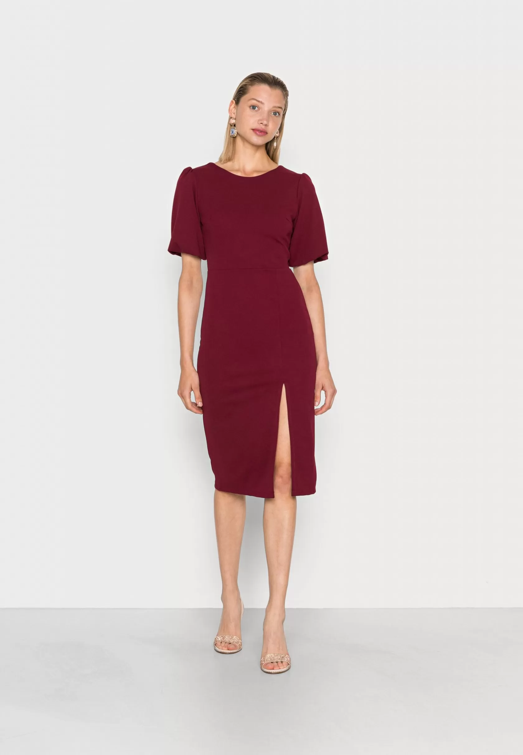 Dress^Wal G Cole Sleeve Midi Dress – Jersey Dress . Cheap