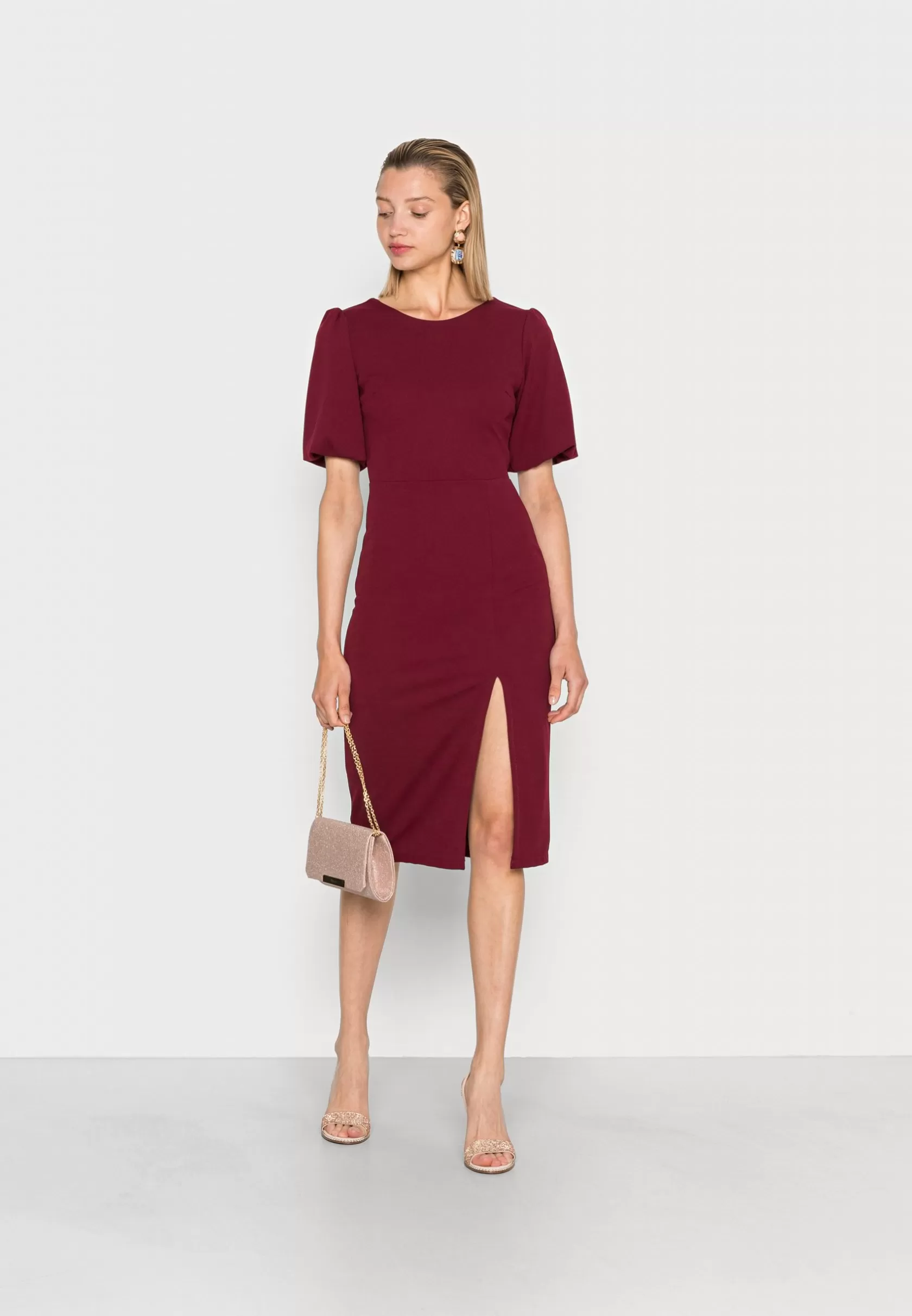 Dress^Wal G Cole Sleeve Midi Dress – Jersey Dress . Cheap