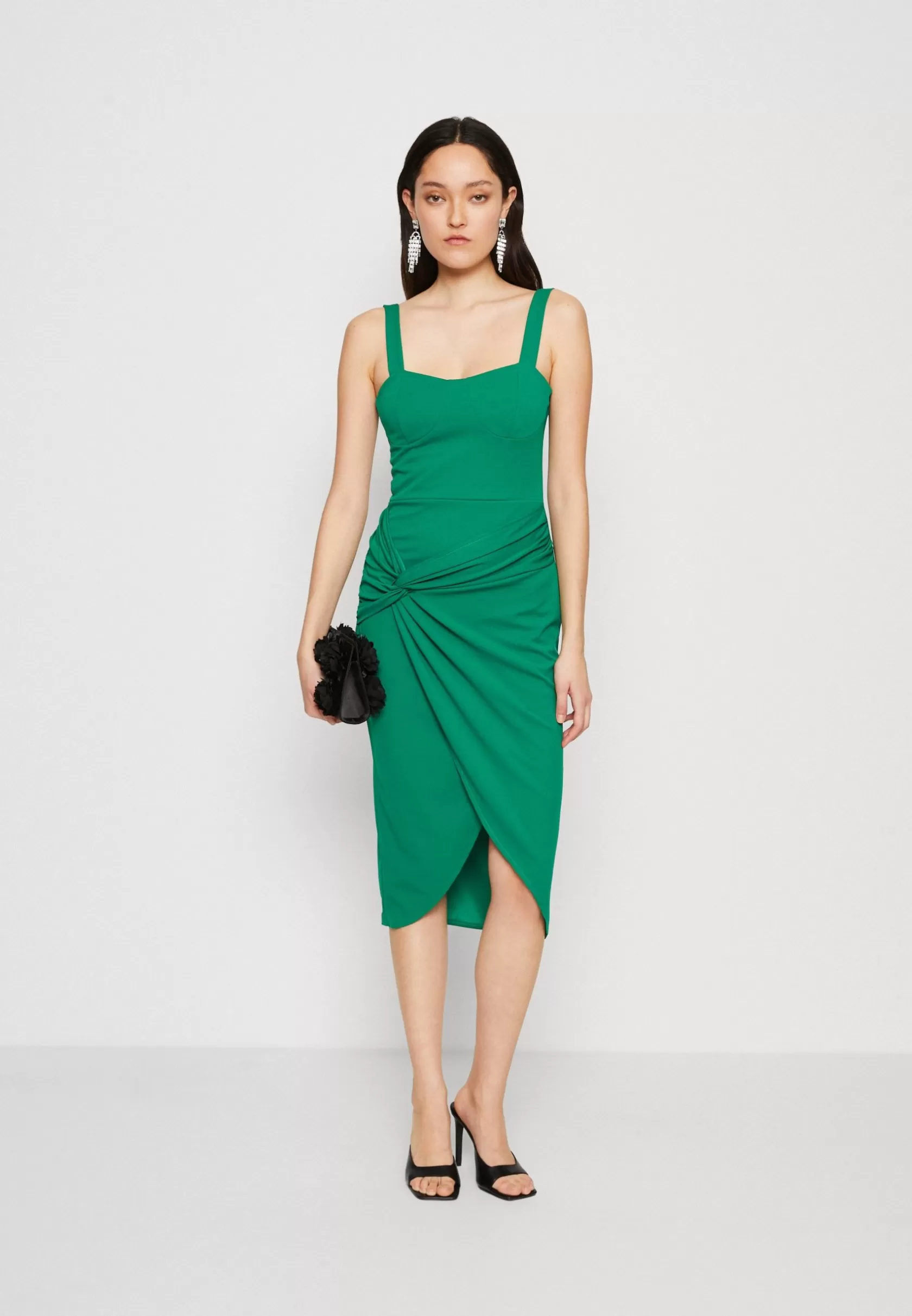 Dress^Wal G Dwight Knot Midi – Jersey Dress . Official