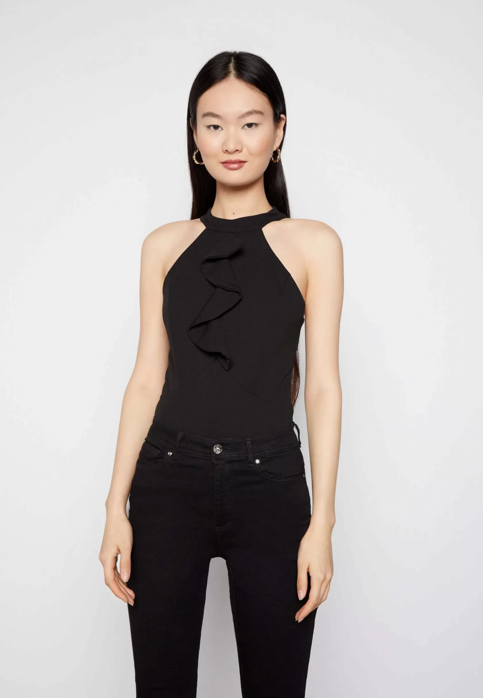 Top^Wal G Fran Frill Bodysuit – Top . Online Sales