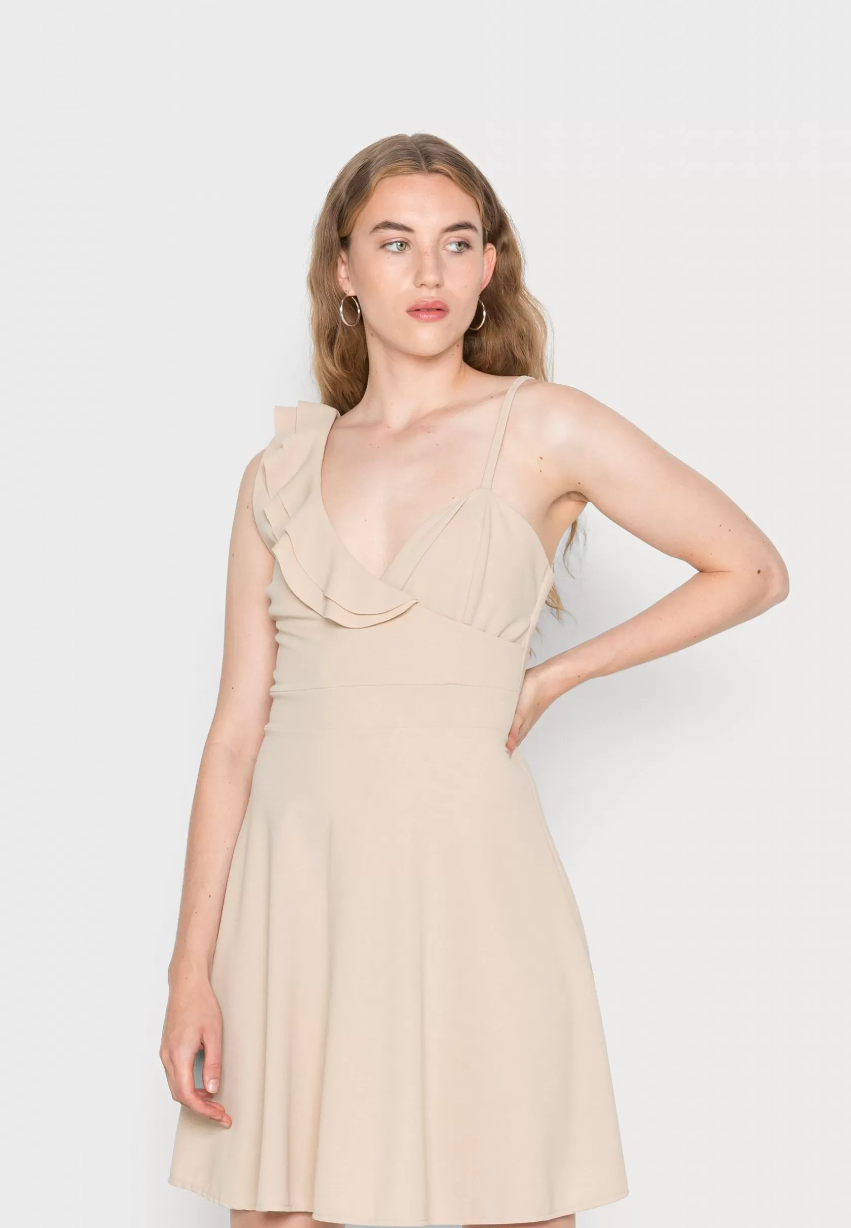 Dress^Wal G Jolene Asymmetric Skater Dress – Jersey Dress . Excellent