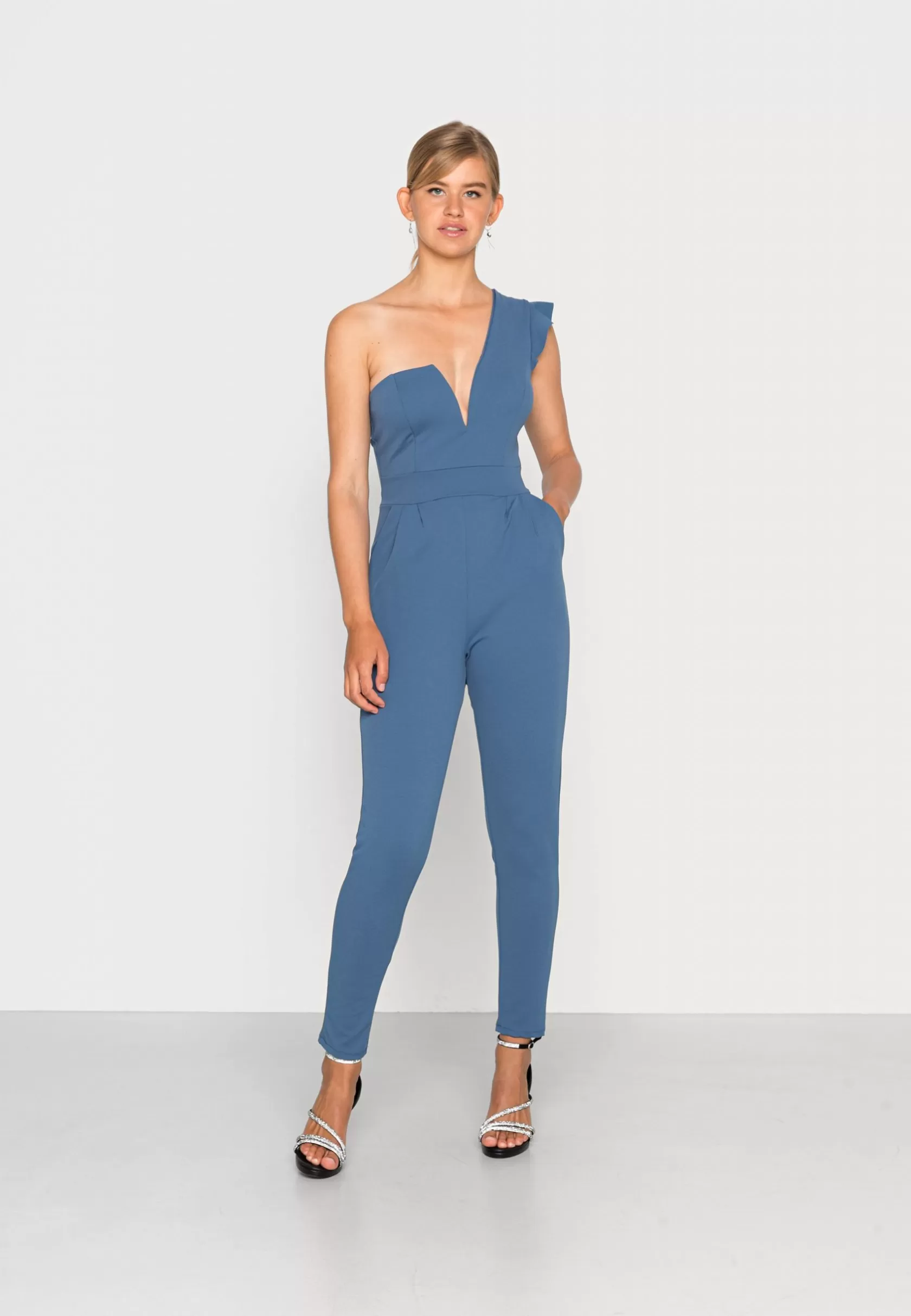 Jumpsuit^Wal G Meine One Shoulder Ruffle – Jumpsuit . Special