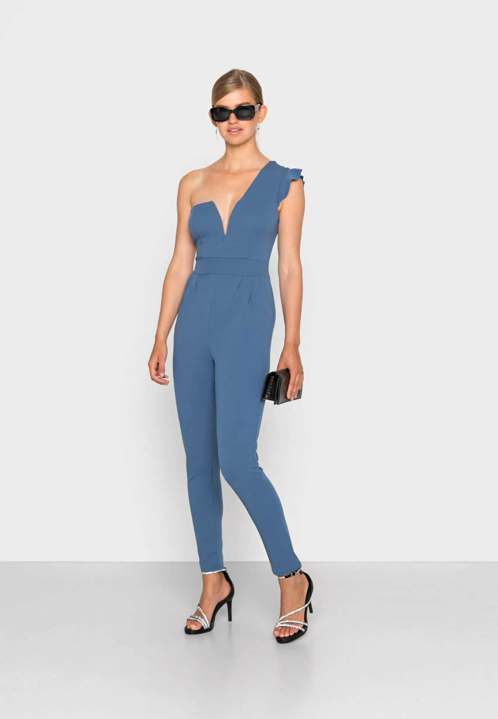 Jumpsuit^Wal G Meine One Shoulder Ruffle – Jumpsuit . Special