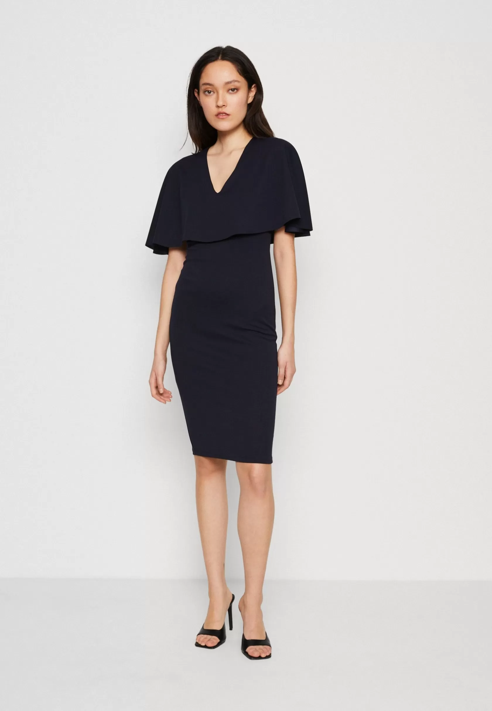 Dress^Wal G Ronny Cape Midi – Jersey Dress . Cheap Online