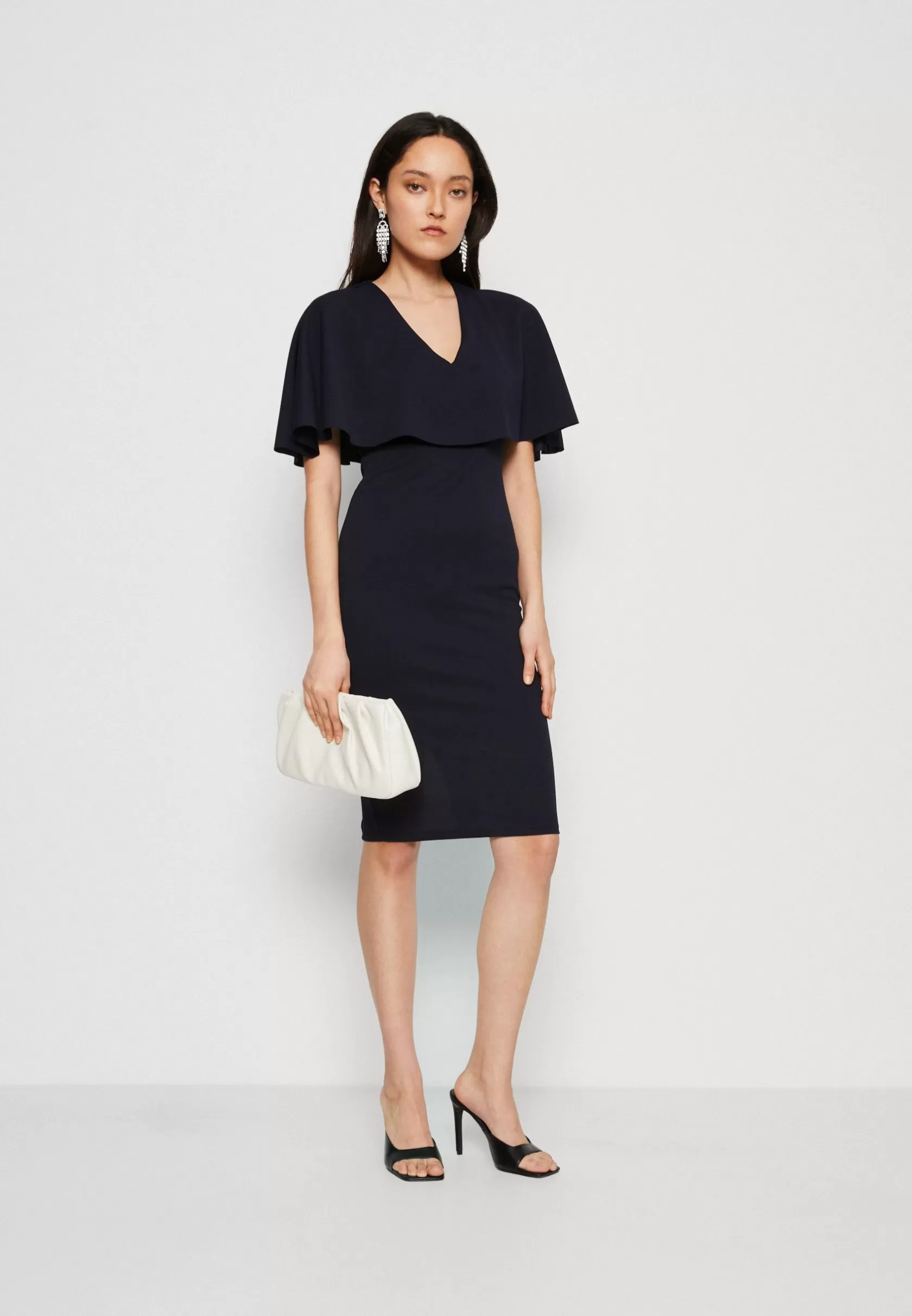 Dress^Wal G Ronny Cape Midi – Jersey Dress . Cheap Online