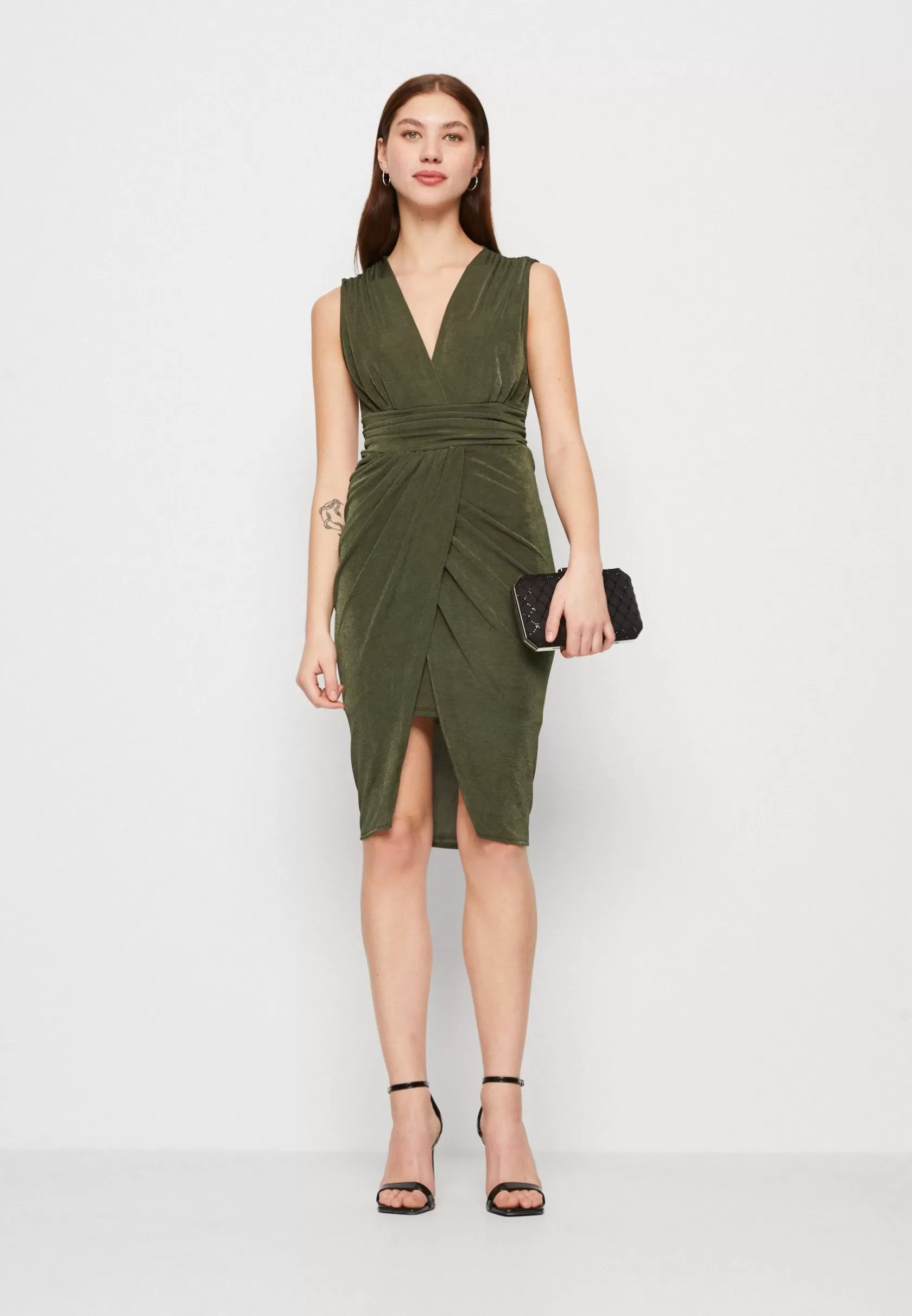 Dress^Wal G Safa Rouched Mini – Jersey Dress . Crazy Deals