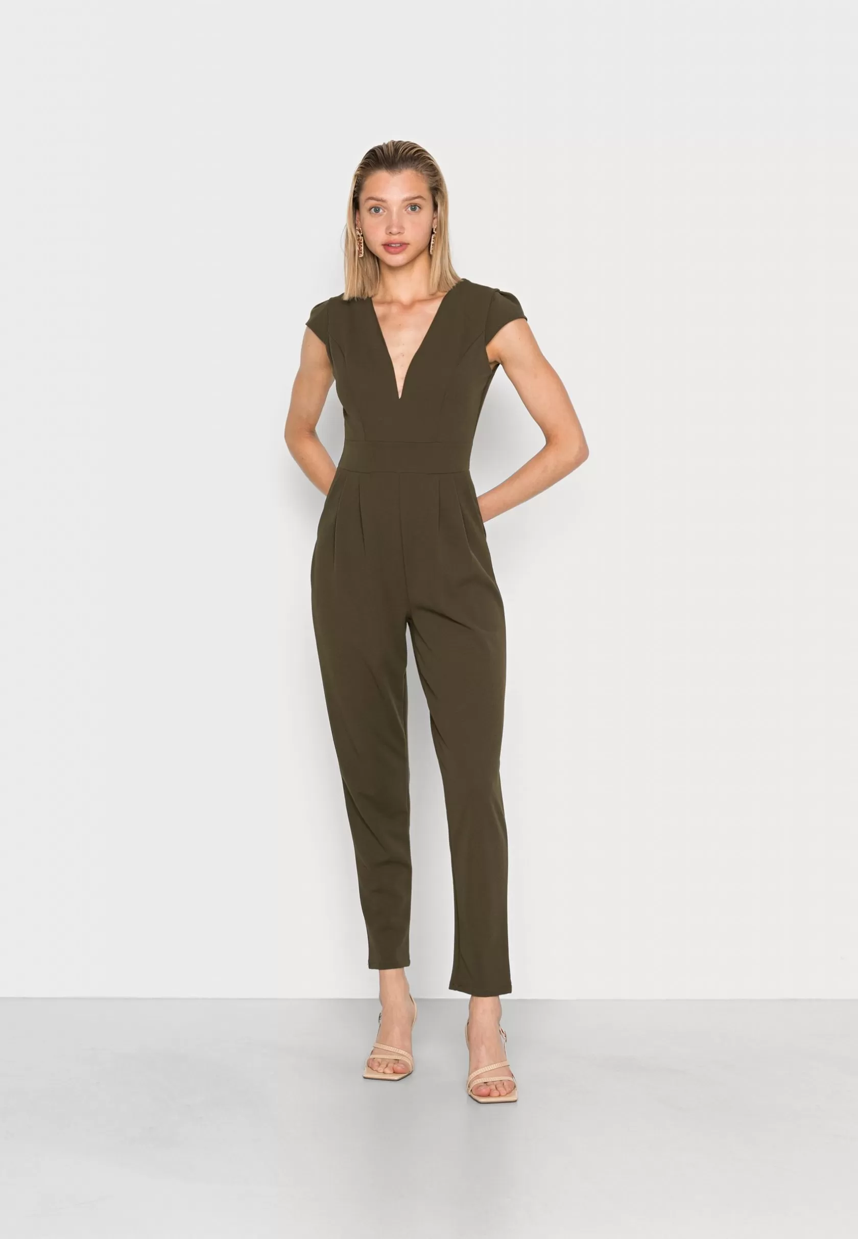 Jumpsuit^Wal G Short Sleeve V Neck – Jumpsuit . Sale